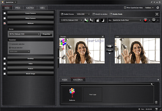 webcam video recording