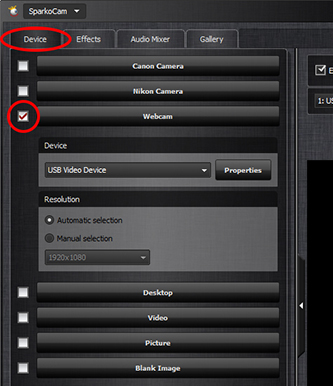 virtual background effect